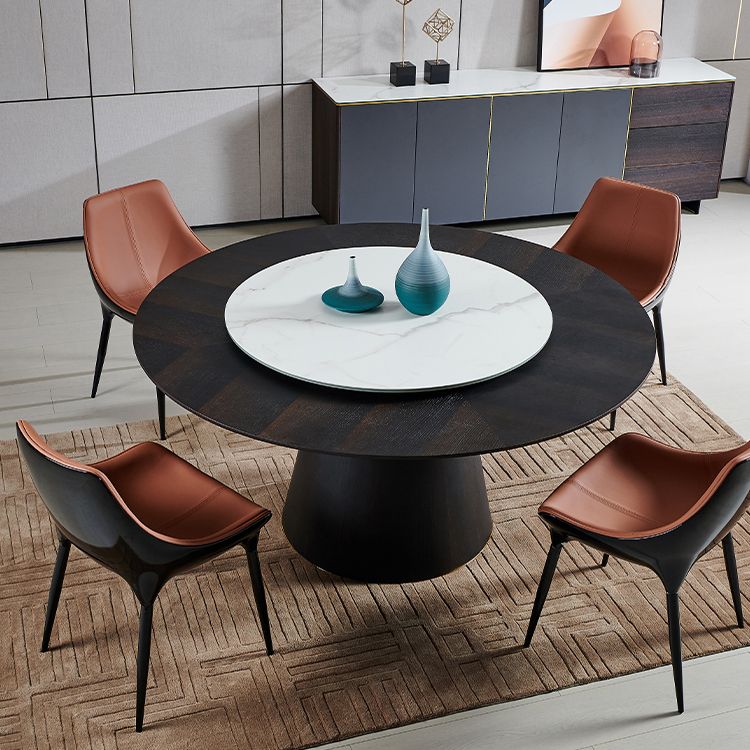 Glam Curved Dining Chair Faux Leather Dining Chairs with Black Legs Clearhalo 'Dining Chairs' 'Dining Tables & Seating' 'dining_chair' 'furn' 'furn_dining_chair' 'Furniture' 'Kitchen & Dining Furniture' 1200x1200_1a78e3cf-4149-4ab5-a251-a5ea88906f88