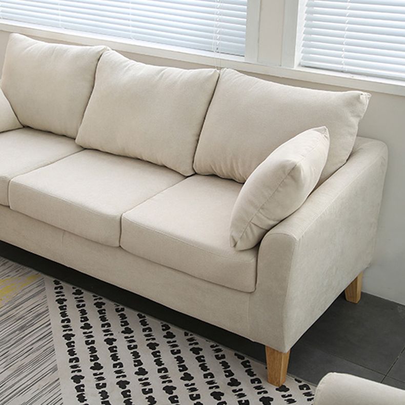 Scandinavian Pillow Top Arm Sofa with Sewn Pillow Back for Apartment Clearhalo 'Furniture' 'furniture_sofas' 'kitchen' 'kitchen_sofas' 'Living Room Furniture' 'Sofa' 'sofas' 1200x1200_1a81692a-9b8f-42aa-a9f6-d74918870b4e