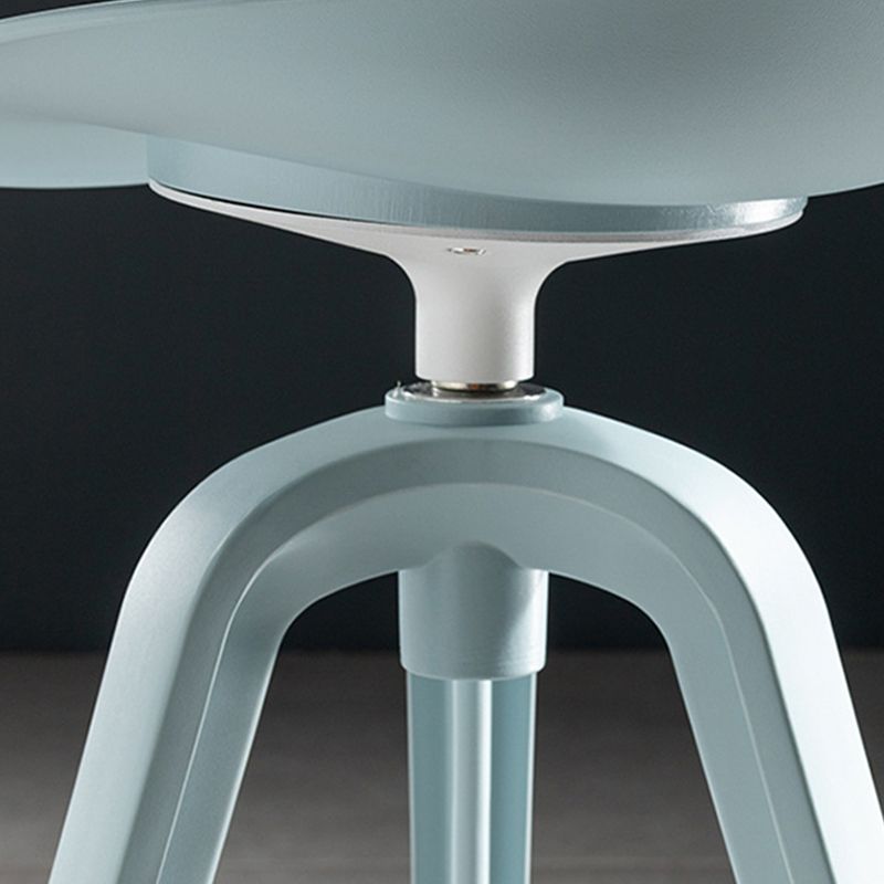 Industrial Low Back Counter Stool Metal Counter Height Stools with Swivel Clearhalo 'Bar Furniture' 'Bar Stools' 'bar_stools' 'furn' 'furn_bar_stools' 'Furniture' 'Kitchen & Dining Furniture' 1200x1200_1a8ab48b-1b4a-4c88-81f7-192fc0cc7fec