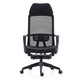 Contemporary Arm Chair Fixed Arm Adjustable Seat Height Swivel Footrest Black Office Chair Clearhalo 'furn' 'furn_office_chair' 'Furniture' 'Office Chairs' 'Office Furniture' 'office_chair' 1200x1200_1a8ccf04-541f-46cd-b4c9-1eb8179a4513