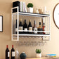 Metal Wall Mounted Wine Glass Stemware Rack Holder Industrial Wine Rack Kit Clearhalo 'furn' 'furn_wine_racks' 'Furniture' 'Kitchen & Dining Furniture' 'Wine Racks' 'wine_racks' 1200x1200_1a8cf5af-74c6-4cd9-97cf-af3ec8b72753