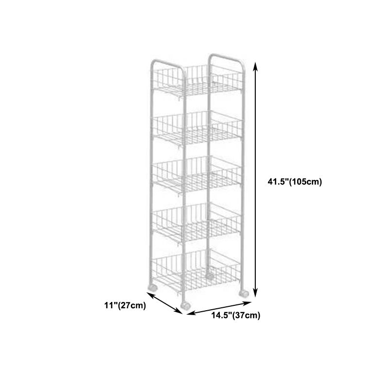 10.63"W Bookshelf Contemporary Style Bookcase for Study Room and Office