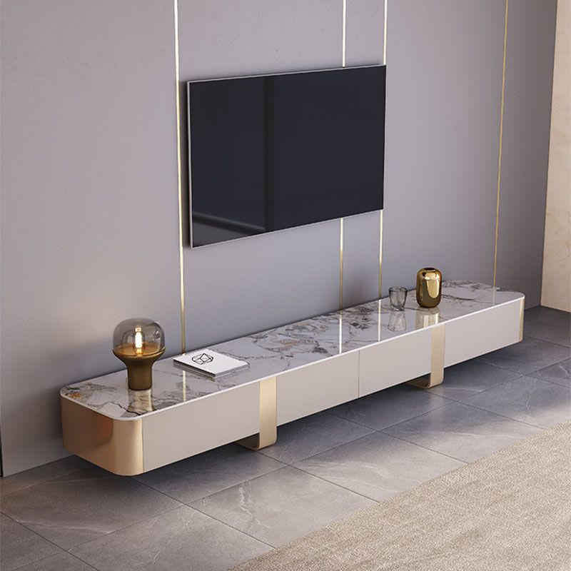 4 Drawers Stone TV Console Glam Media Console with Metal Legs Clearhalo 'furn' 'furn_tv_stands_entertainment_centers' 'Furniture' 'Living Room Furniture' 'TV Stands & Entertainment Centers' 'TV Stands & Media Storage Furniture' 'tv_stands_entertainment_centers' 1200x1200_1a8e131c-904a-45c5-8016-4674b43c5c1a