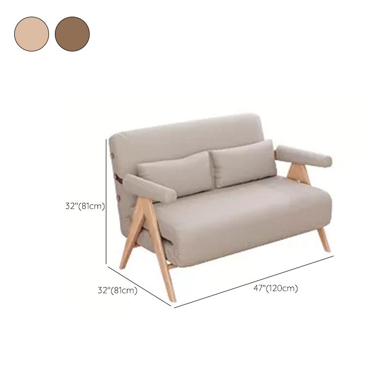 Almohada de sofá de madera sólida de país francés incluye cama de sofá incluida