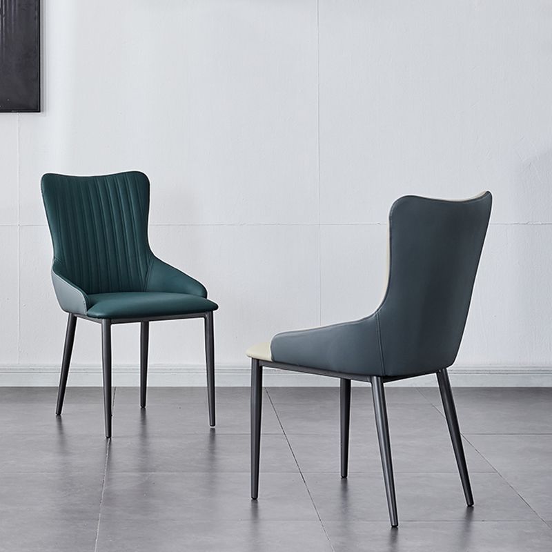 Industrial Arm Chair Solid Back Metal Dining Room Chair for Dining Room Clearhalo 'Dining Chairs' 'Dining Tables & Seating' 'dining_chair' 'furn' 'furn_dining_chair' 'Furniture' 'Kitchen & Dining Furniture' 1200x1200_1a8fb26e-cafa-4a09-95db-2fc20cd26301