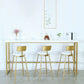 1/3/4 Pieces Pub Dining Set Solid Wood Rectangular Table and Stool Set