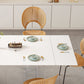 Modern 1/4/5/7 Pieces Furniture Space-Saving Design Rectangle Stone Dining Set