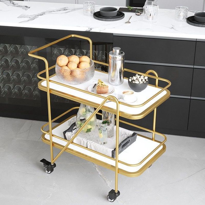 29.92" High Contemporary Prep Table Rolling Metal Prep Table for Kitchen Clearhalo 'furn' 'furn_kitchen_islands_carts' 'Furniture' 'Kitchen & Dining Furniture' 'Kitchen Islands & Carts' 'kitchen_islands_carts' 1200x1200_1a92b5dd-4303-4f85-831c-224fbf84d961