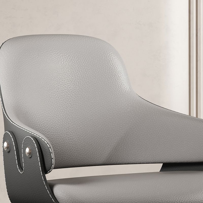 Home Faux Leather Dining Chairs Black Legs Dining Room Chair Clearhalo 'Dining Chairs' 'Dining Tables & Seating' 'dining_chair' 'furn' 'furn_dining_chair' 'Furniture' 'Kitchen & Dining Furniture' 1200x1200_1a9831f8-1675-407f-b575-3d661a295461