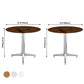 Round 3 Legs Minimalist Style Dining Table Three-Color Fixed Table of Glass Clearhalo ' dining_table' 'Dining Tables & Seating' 'Dining Tables' 'furn' 'furn_dining_table' 'Furniture' 'furniture_dining_table' 'Kitchen & Dining Furniture' 'kitchen&dining_furn' 'kitchen' 'kitchen_dining_table' 1200x1200_1a983e39-5d13-4bb3-b4d1-d0921d89c603