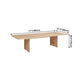 Solid Wood Brown Dining Table Simplicity Double Pedestal Table for Dining Room Clearhalo ' dining_table' 'Dining Tables & Seating' 'Dining Tables' 'furn' 'furn_dining_table' 'Furniture' 'furniture_dining_table' 'Kitchen & Dining Furniture' 'kitchen&dining_furn' 'kitchen' 'kitchen_dining_table' 1200x1200_1a99336a-54cd-49d5-a489-50b6bccef513
