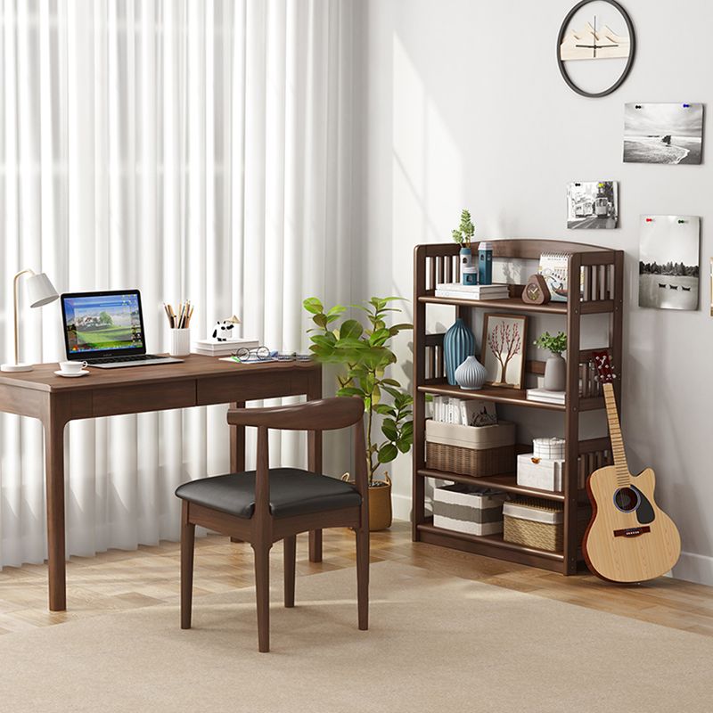 Skandinavischer Stil Open Back Bookshelf Standard -Holzbuchhandel für den Studienraum