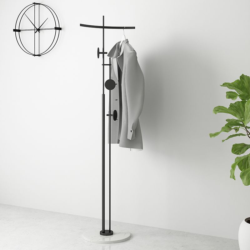 Hall Tree Modern Style Magnificent Metal Panger Hanger Horizontal Bar Hall Stand