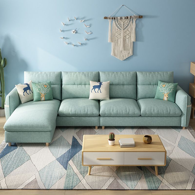 Zeitgenössischer Sofa -Baumwollschaum/Latex mit osmanischer Schnitte gefüllt