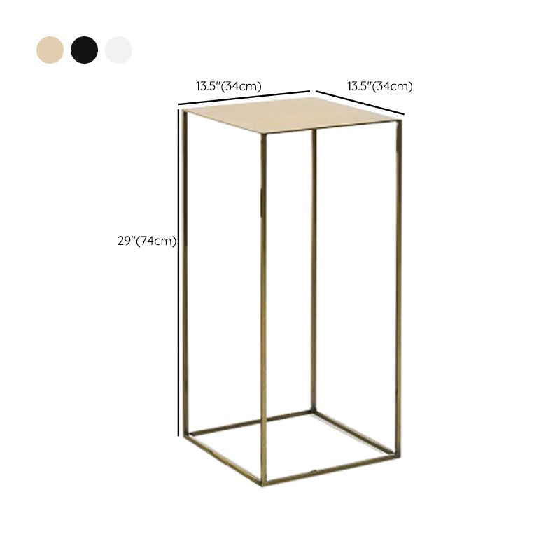 Square Metallic End Table Set Minimalist Frame Sofa Side Table