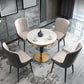 1/2/3/4/5 Pcs Metal Modern Dining Set with Round Dining Table Dinette Set Clearhalo 'Dining Room Sets' 'Dining Tables & Seating' 'dining_room_set' 'furn' 'furn_dining_room_set' 'Furniture' 'furniture_dining_room_set' 'Kitchen & Dining Furniture' 'kitchen&dining_furn' 'kitchen' 1200x1200_1aa19ac0-be4a-4f4b-9117-ff0fb17f269a