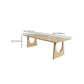 Modern 1/2/4/7 Pieces Dining Set Rectangle Pine Wood Dining Table for Dining Room