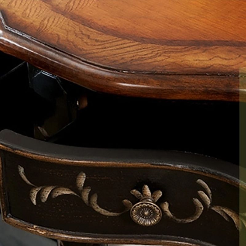 Free Form Shape Contemporary Console Table Green/White/Black Console Sofa Table