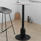 Industrial Style Bar Table Stone Pedestal Base Bar Dining Table for Indoor