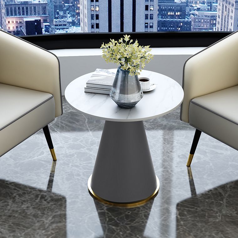 Round Table 23.6'' Dinette Table Traditional Luxury Dinner Room Table with Pedestal Casual Clearhalo ' dining_table' 'Dining Tables & Seating' 'Dining Tables' 'furn' 'furn_dining_table' 'Furniture' 'furniture_dining_table' 'Kitchen & Dining Furniture' 'kitchen&dining_furn' 'kitchen' 'kitchen_dining_table' 1200x1200_1aa5550c-85ab-4869-91aa-fcf51387d6b7