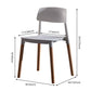 Modern Square Open Back Dining Chair Plastic Stackable Side Dining Chairs for Kitchen Clearhalo ' kitchen&dining_furn' 'Dining Chairs' 'Dining Tables & Seating' 'dining_chair' 'furn' 'furn_dining_chair' 'Furniture' 'furniture_dining_chair' 'Kitchen & Dining Furniture' 'kitchen' 1200x1200_1aa55536-74ba-48fd-978f-f34d98254c74
