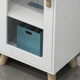 Engineered Wood Standard Bookshelf Modern White Bookcase with Shelves Clearhalo 'Bookcases' 'furn' 'furn_bookcases' 'Furniture' 'Office Furniture' 1200x1200_1aa77cb1-4535-4c16-a85e-aec135eb29fe