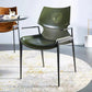 Home Upholstered Arm Dining Chair Faux Leather Wingback Chair Clearhalo 'Dining Chairs' 'Dining Tables & Seating' 'dining_chair' 'furn' 'furn_dining_chair' 'Furniture' 'Kitchen & Dining Furniture' 1200x1200_1aa8c94f-e298-4b04-be97-43f166e7a264