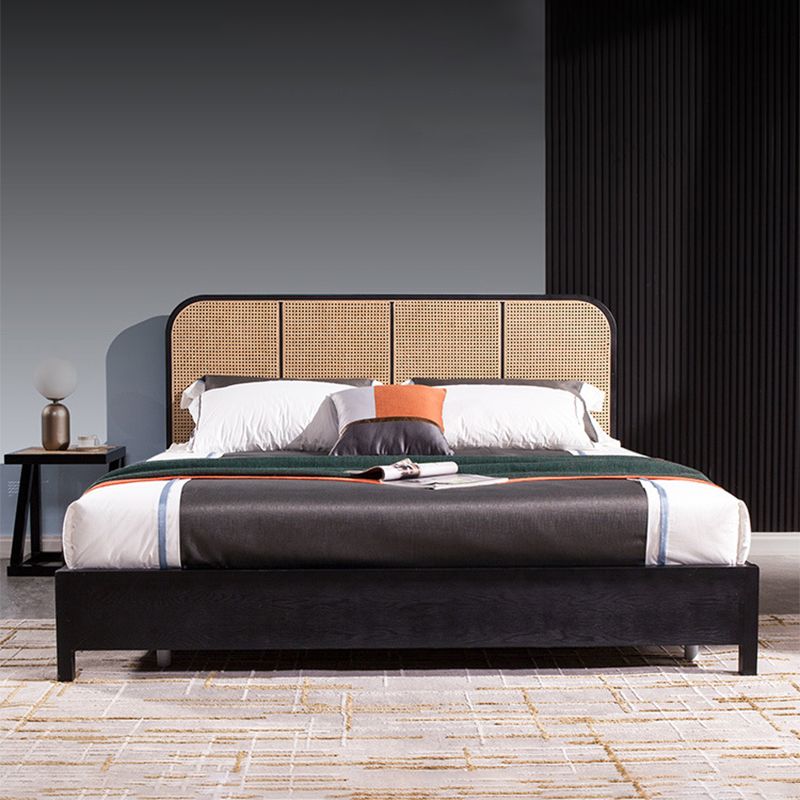 Framone di cenere tropicale cenere di cenere espresso espresso pannello testiera con materasso