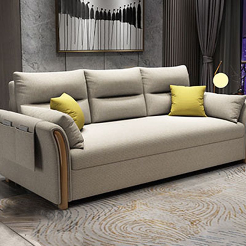 Fabric Sofa Bed Settee Furniture Flared Arm Latex Filled Sofa Clearhalo 'furn' 'furn_sofas' 'Furniture' 'furniture_sofas' 'kitchen' 'kitchen_sofas' 'Living Room Furniture' 'Sofa' 'sofas' 1200x1200_1aa96273-30e4-4f1c-b3d3-0a12827266c6