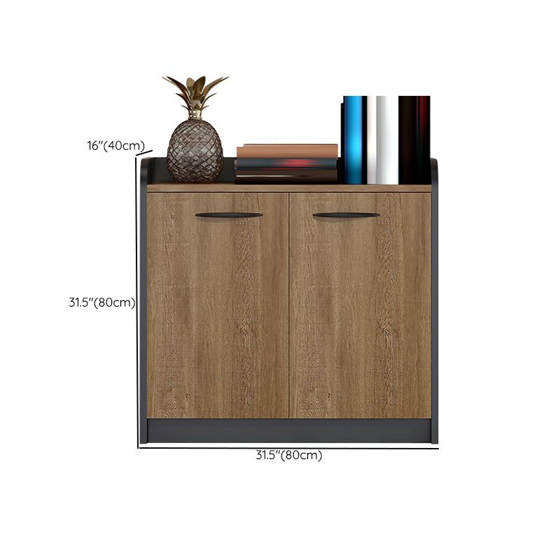 Gabinete de bloqueo de llave de marco de madera de almacenamiento moderno medieval