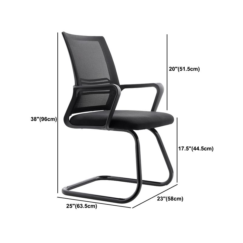 Contemporary Office Chair Mesh Computer Chair Ergonomic Mid Back Chair Clearhalo 'furn' 'furn_office_chair' 'Furniture' 'Office Chairs' 'Office Furniture' 'office_chair' 1200x1200_1aaa5531-d88c-4931-9847-4cdea950ff10