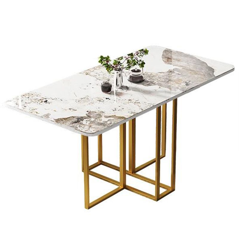 長方形の架台テーブルシンプルさのスタイル折りたたみ家具、59 "l x 29.5" w x 28.7 "h