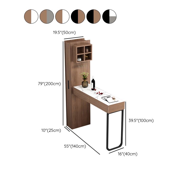 Tavolo da pranzo di rettangolo di pietra in pietra moderna per soggiorno
