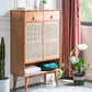 Contemporary Cabinet Rectangle Pine 2 Doors Pendant Pulls Accent Cabinet Clearhalo 'Cabinets & Chests' 'cabinets_chests' 'furn' 'furn_cabinets_chests' 'Furniture' 'Living Room Furniture' 1200x1200_1aac958e-46ff-40d6-9896-e859c46cec1e