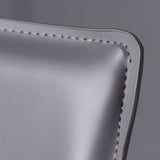 Home Leather Armless Dining Chairs Upholstered Side Chairs with Metal Legs Clearhalo ' kitchen&dining_furn' 'Dining Chairs' 'Dining Tables & Seating' 'dining_chair' 'furn' 'furn_dining_chair' 'Furniture' 'furniture_dining_chair' 'Kitchen & Dining Furniture' 'kitchen' 1200x1200_1aae5e16-0735-4b17-bee4-6d4fb8a4e20b