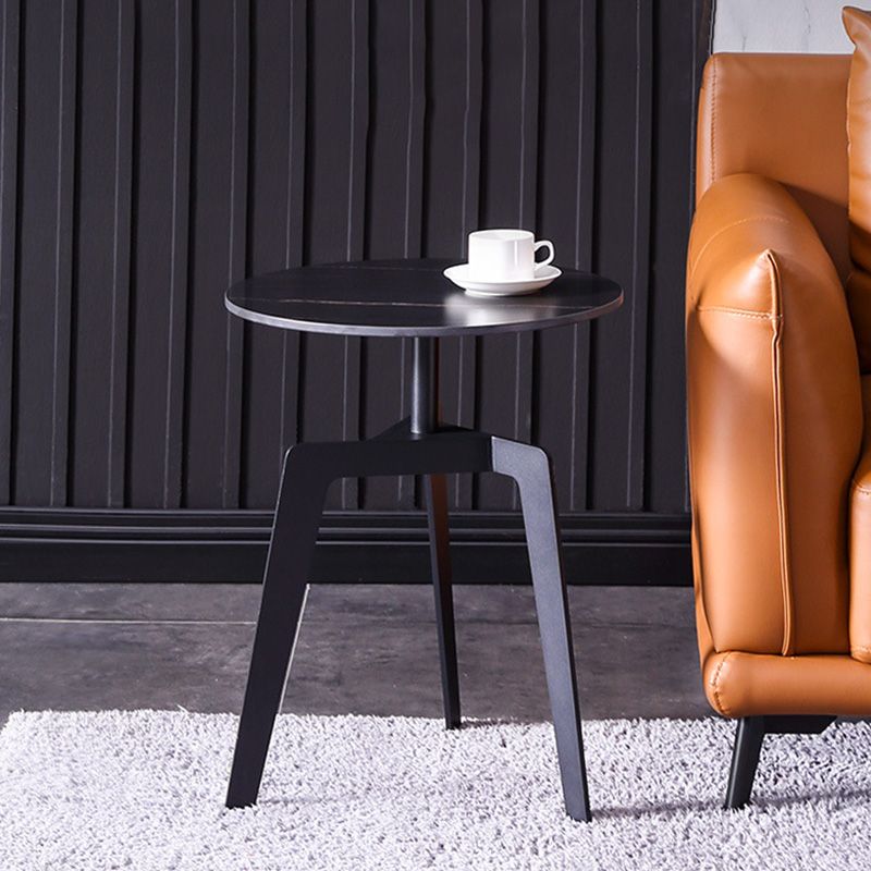 Modern Marble Top End Table 3 Mental Legs Sofa Side End Table for Living Room Clearhalo 'Coffee & Accent Tables' 'End & Side Tables' 'end_side_table' 'end_side_tables' 'furn' 'furn_end_side_tables' 'Furniture' 'furniture_end_side_table' 'Living Room Furniture' 1200x1200_1ab1e638-59c4-49d5-8d24-ab13dff2dacf