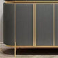 Glam Buffet Sideboard 4-Door Cabinets Dining Buffet for Living Room Clearhalo 'buffet_sideboard' 'Buffets & Sideboards' 'furn' 'furn_buffet_sideboard' 'Furniture' 'Kitchen & Dining Furniture' 1200x1200_1ab605c7-52db-4325-9f38-55c8b2ad4ae4