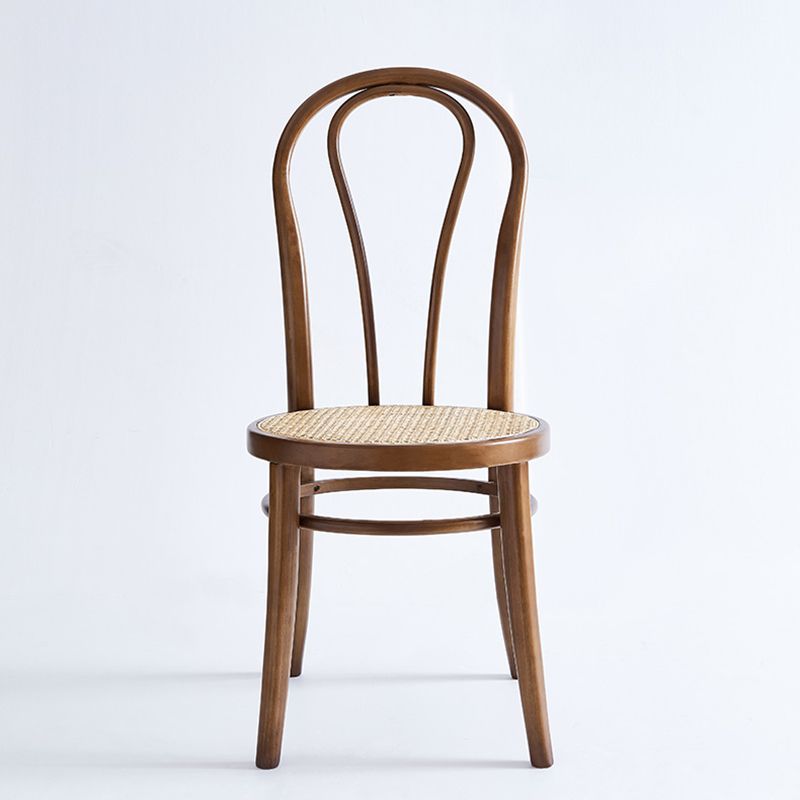 Scandinavian Design Windsor Back Side Chairs Wicker Dining Chairs for Home Clearhalo ' kitchen&dining_furn' 'Dining Chairs' 'Dining Tables & Seating' 'dining_chair' 'furn' 'furn_dining_chair' 'Furniture' 'furniture_dining_chair' 'Kitchen & Dining Furniture' 'kitchen' 1200x1200_1ab7c5eb-191e-411d-82ee-0989569994e9