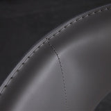 Industriële wingback zijstoel gestoffeerde armloze eetkamerstoelen