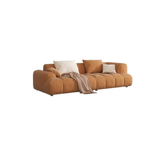 Sofa im modernen Stil eingebetteter Armlehnenkissen Rückenflanell -Material -Sofa Bett