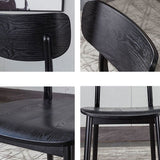 Contemporary Wood Dining Room Chair Armless Open Back Dining Side Chair for Home Use Clearhalo ' kitchen&dining_furn' 'Dining Chairs' 'Dining Tables & Seating' 'dining_chair' 'furn' 'furn_dining_chair' 'Furniture' 'furniture_dining_chair' 'Kitchen & Dining Furniture' 'kitchen' 1200x1200_1abc19df-a5e7-45a1-8f45-3e9ea549241a