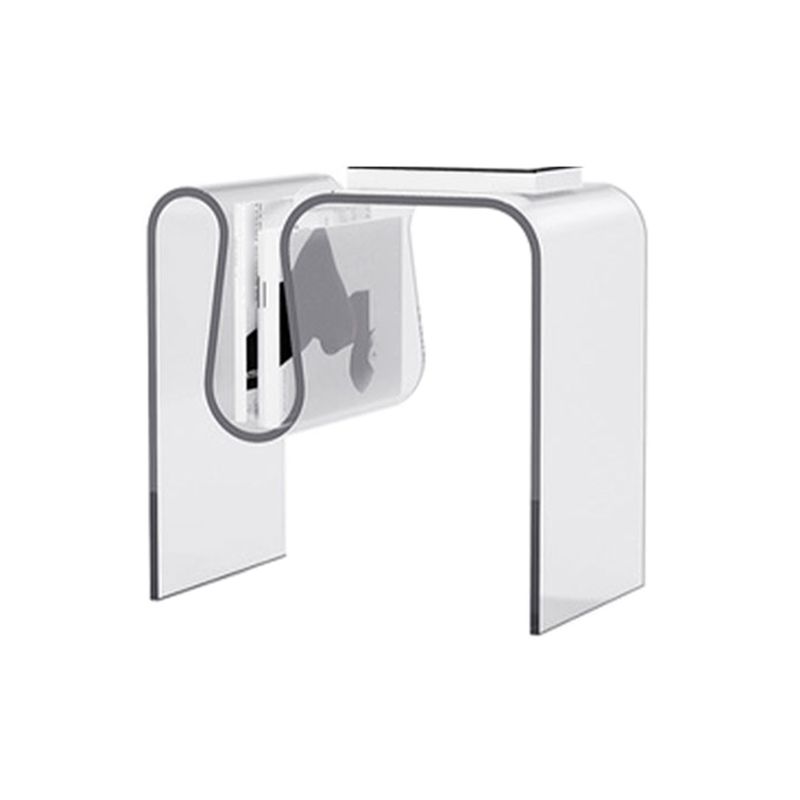 Unique Shape Side End Snack Table Acrylic Living Room Corner Table