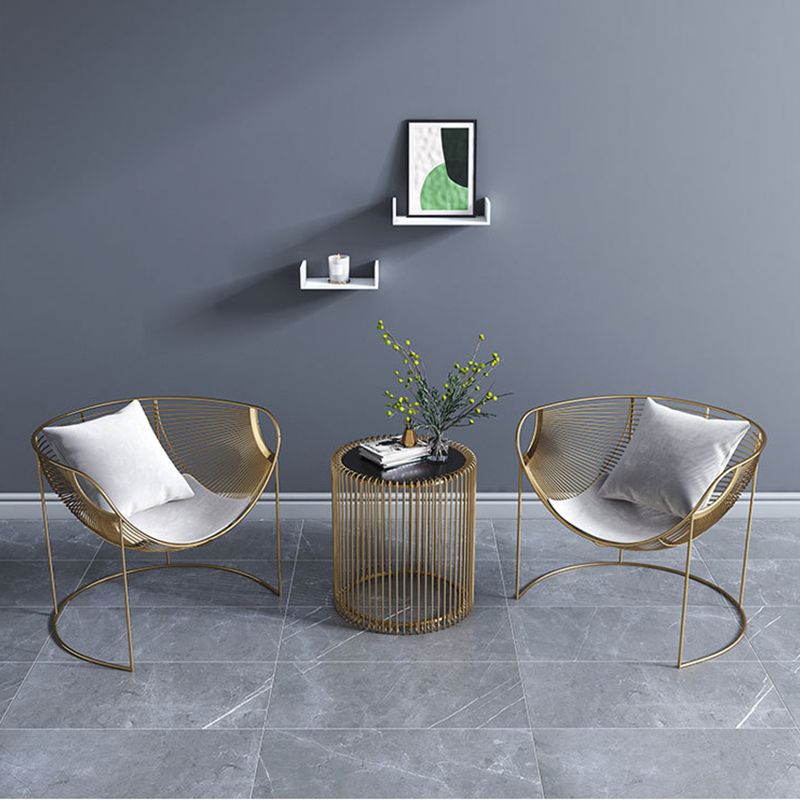 Le braccia glam includevano braccia rotonde fissate posteriori del soggiorno Accento poltrona