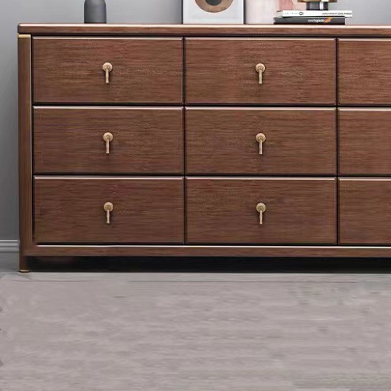 Mid Century Modern Chest Wood Rectangular Chest in Walnut Finish Clearhalo 'Cabinets & Chests' 'cabinets_chests' 'furn' 'furn_cabinets_chests' 'Furniture' 'Living Room Furniture' 1200x1200_1ac0401c-3795-4378-aba9-429ff426b963