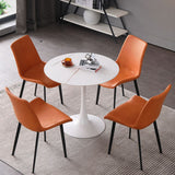 Modern Style Dining Table Round Sintered Stone Dining Table for Home Use Clearhalo ' dining_table' 'Dining Tables & Seating' 'Dining Tables' 'furn' 'furn_dining_table' 'Furniture' 'furniture_dining_table' 'Kitchen & Dining Furniture' 'kitchen&dining_furn' 'kitchen' 'kitchen_dining_table' 1200x1200_1ac37a85-cefd-4612-aa86-7514f61acb76