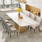 Traditional Luxury Style Sintered Stone Dining Table Rectangle Table with Pedestal Base Clearhalo ' dining_table' 'Dining Tables & Seating' 'Dining Tables' 'furn' 'furn_dining_table' 'Furniture' 'furniture_dining_table' 'Kitchen & Dining Furniture' 'kitchen&dining_furn' 'kitchen' 'kitchen_dining_table' 1200x1200_1ac509bd-ece8-48bb-a840-cbaf8011f739