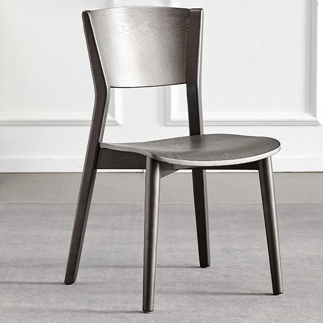Contemporary Wood Dining Armless Chairs Open Back Dining Side Chair for Restaurant Use Clearhalo 'Dining Chairs' 'Dining Tables & Seating' 'dining_chair' 'furn' 'furn_dining_chair' 'Furniture' 'Kitchen & Dining Furniture' 1200x1200_1ac535f8-d3dc-42d1-a2e2-c98aa0c68d54