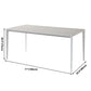 Contemporary Sintered Stone Top White Dining Table Rectangle Shape Dining Table with 4 Legs Base Clearhalo ' dining_table' 'Dining Tables & Seating' 'Dining Tables' 'Furniture' 'furniture_dining_table' 'Kitchen & Dining Furniture' 'kitchen&dining_furn' 'kitchen' 'kitchen_dining_table' 1200x1200_1ac9c0e4-7ce0-4c58-91f4-77a1efc8fa4d