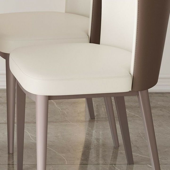 Glam Style Rectangle Stone Table Set 1/4/5/6/7 Pieces Dining Set for Home Use