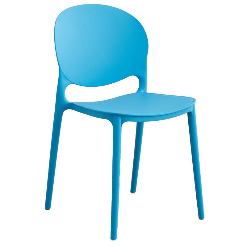 Modern Style Stackable Chair Dining Armless Open Back Chair with Plastic Legs for Kitchen Clearhalo ' kitchen&dining_furn' 'Dining Chairs' 'Dining Tables & Seating' 'dining_chair' 'furn' 'furn_dining_chair' 'Furniture' 'furniture_dining_chair' 'Kitchen & Dining Furniture' 'kitchen' 1200x1200_1acd942f-8ba0-4f8b-ad03-db29220a40be